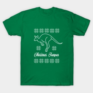 Funny Kangaroo CHRISTMAS JUMPER T-Shirt